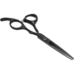 Tijeras de pelo negro de Plasma de alta calidad, venta al por mayor, tijeras profesionales para adelgazar el cabello con suministros profesionales - Product Image 5