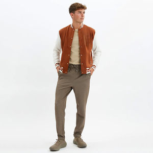 Chaqueta Universitaria de Lana de Invierno para Adultos y Jóvenes, Unisex, de la Mejor Calidad, con Cuello Alto, Estilo Urbano, Nuevo Diseño Letterman - Product Image 5