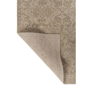 Tapis en laine noué à la main Erbe Blue, style classique, motif rectangulaire à médaillon, poils longs, pour salon, tapis faits main de Jaipur ZA-GS-22 - Product Image 5