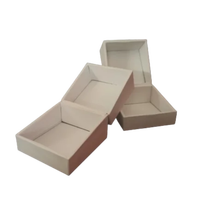 Petites boîtes rigides magnétiques élégantes en papier kraft blanc pour bijoux et cadeaux, disponibles au Vietnam, pour bagues et colliers, avec finition mate.
