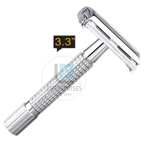 Rasoirs de sécurité en acier inoxydable de haute qualité et durables - Lame unique réutilisable pour hommes - Product Image 2