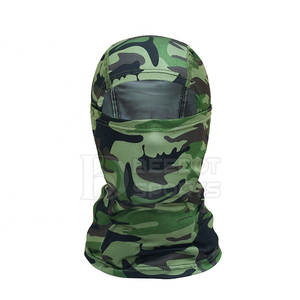 Balaclava de Cyclisme et de Ski pour Hommes en Gros avec Impression de Logo Personnalisé Polyester Respirant avec Doublure Intégrale en Couleurs Unies PAR BS - Product Image 4