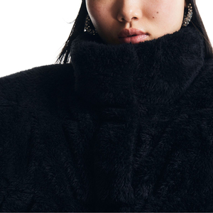 OEM Custom Wholesale Windproof Cropped Beige Puffer <b>Jacket</b> Quilted Panels Teddy Bear Coat Women <b>Jacket</b> <b>Short</b> Padded - Product Image 2