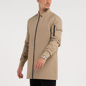 Veste bomber personnalisée pour homme, toile imperméable, respirante, décontractée, streetwear, service OEM, vestes pour homme - Product Image 3