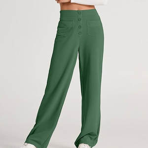 2024 Famous Designer <b>Ladies</b> <b>Pant</b> Cotton Women Trouser Best High Quality Made Women Trousers - Product Image 3