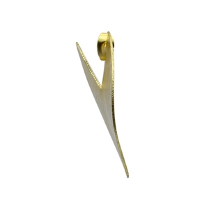 Pendientes de latón hechos a mano con diseño geométrico, chapados en oro, estilo étnico vintage, a la moda, tipo candelabro, para fiesta, estilo chic vintage - Product Image 3
