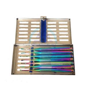 7pcs Instruments chirurgicaux dentaires minimalement invasifs Set Extraction manuelle d'ascenseur d'implant - Product Image 1