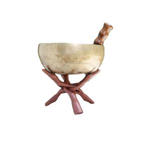 Vaisselle/Vaisselle en laiton poli et fait à la main, design vintage, grand bol de style moderne - Product Image 1