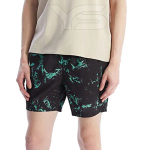100% Polyester Sublimation Board Shorts Casual Mid Waist Breathable with Drawstring Closure Custom Front Logo Short - Product Image 5