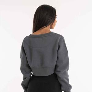 ผู้ผลิต OEM เสื้อสเวตเชิ้ตแขนยาวปักลายสำหรับฤดูหนาว ผ้าฝ้ายออร์แกนิค 100% ซับใน เหมาะสำหรับออกกำลังกาย ฟิตเนส ซับเหงื่อ - Product Image 4