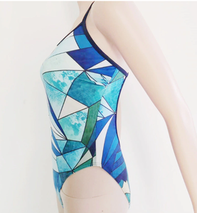 Traje de baño de una pieza, ropa deportiva para mujer, mono de natación de secado rápido, ropa deportiva para entrenamiento de carreras, traje de baño - Product Image 3