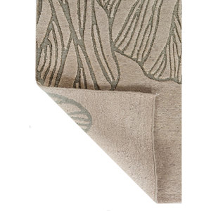 Alfombra de Lana Azalea Ivory Anudada a Mano con Patrón Floral de Seda, Diseño Clásico Nuevo para Sala de Estar y Dormitorio -Aiwz-1003 - Product Image 5