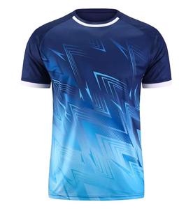 เครื่องแบบทีมฟุตบอลผ้าโพลีเอสเตอร์สำหรับผู้ชายเสื้อยืดกีฬาเสื้อฟุตบอลปรับแต่งโลโก้ได้ตามต้องการแบบ100% - Product Image 6