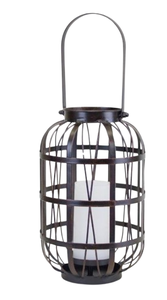 Lanterne suspendue filaire pour table, intérieur et extérieur, couleur noir mat, porte-bougie, décoration de la maison, décoration de mariage, décoration de restaurant - Product Image 3