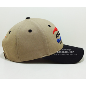 Gorra de béisbol con logotipo bordado personalizado, 6 paneles estructurados, lado izquierdo, bandera americana, ala curva, uniforme promocional, gorra de camionero OEM - Product Image 4