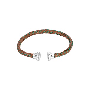 Flat Braided Leather Bracelet Leather Wristband for Men Genuine Leather Gifts for Men - Product Image 4