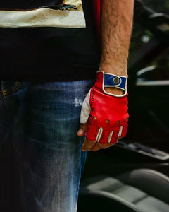 Guantes de Conducción Unisex de Piel de Cordero Genuina Roja Clásica de Último Diseño, Suaves, Transpirables y Cómodos de Alta Calidad - Product Image 5