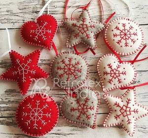 ผู้จัดจำหน่ายเครื่องประดับคริสต์มาสขนาดกำหนดเองจากอินเดียผู้จัดจำหน่ายจำนวนมากและการผลิตโดยเครื่องตรวจวัดน้ำตาลอินเดียที่ทำในอินเดียเพื่อคุณภาพที่ดีที่สุด - Product Image 3