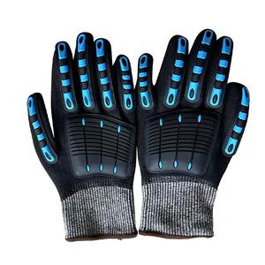 HPPE Sandy Foam Nitrile Enduit TPR Résistant aux coupures Gants de travail anti-impact pour champ pétrolifère Travail industriel Vêtements de sécurité mécanique - Product Image 6