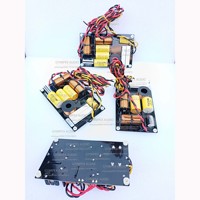 Enceinte audio passive de scène 12 pouces avec 2 tweeters, filtre de crossover pour aigus et basses, et diviseur de fréquence pour haut-parleurs