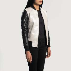 Chaqueta de Cuero Genuino para Mujer, Diseño Nuevo, Chaqueta de Cuero de Alta Calidad para Mujer - Product Image 2
