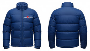 Men's Winter Breathable <b>Waterproof</b> Puffer <b>Jacket</b> with Zipper Windproof and Front Logo Casual Style Outdoor ODM Supply - Product Image 3