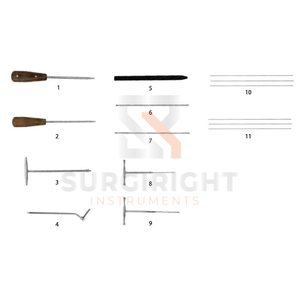 ชุดเครื่องมือสกรูกระดูกแบบมีรูตรงกลาง Surgiright Orthopedic พร้อมด้ามจับตามหลักสรีรศาสตร์ รับประกัน 1 ปี ใช้พลังงานไฟฟ้า - Product Image 1