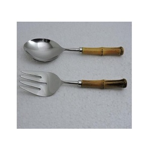 Ensemble de couverts en acier inoxydable au design unique avec manche en résine Ensemble de couverts de luxe de qualité personnalisée en gros - Product Image 4