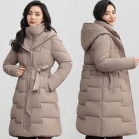 Veste matelassée pour homme en toile à capuche de haute qualité pour l'hiver, fermeture éclair, impression de logo personnalisée, coupe-vent, imperméable, réversible