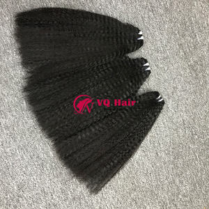 Crépus Droite Cuticule Alignée Vierge Naturel Vietnamien Cheveux Bundles Machine Double Trame Extensions de Cheveux Humains Perruque Toutes Les Couleurs - Product Image 4