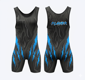 Singlet de Lucha Libre Sublimado Personalizado con Logotipo Frontal, Spandex/Nailon, Unisex, Ajuste Compresivo, Uniforme de MMA, Superventas 2025 - Product Image 2