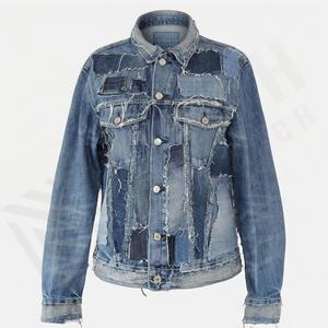 Customizable Women Customized Color Denim <b>Jacket</b> Stylish <b>Long</b> Sleeve Big Pockets Varsity Blazer Coat <b>Jacket</b> <b>For</b> Women Streetwear - Product Image 1