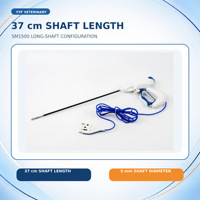 Équipement de chirurgie vétérinaire YYF SM1500 Scelleuse vasculaire laparoscopique électrique en acier inoxydable à mâchoires droites 5 mm 37 cm autoclavable