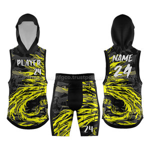 Tenues de football 7 sur 7 personnalisées de haute qualité, respirantes, grandes tailles, anti-humidité, sublimées et compressives – Meilleures ventes - Product Image 1