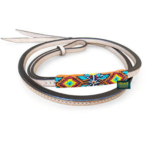 Prix de vente Aide à l'équitation personnalisée Western Horse Over and Under Whip Poignée perlée Plusieurs couleurs et modèles de poignée disponibles - Product Image 4