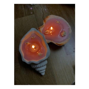 Seashell <b>Candle</b> Ocean Breeze Handmade Using Real Seashell Seashell <b>Candle</b> For Wedding Favor And Home Decoration - Product Image 2