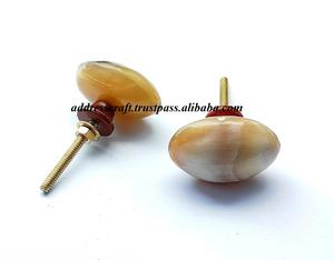 Tendance meilleur nouveau Design boutons de porte en marbre métal bois résine boutons d'armoire poignée de porte meubles boutons de porte poignée poignée d'armoire - Product Image 6