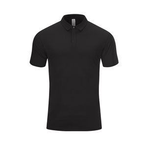 Polos de punto casuales de alta calidad para hombre, con logo personalizable, corte ajustado, ropa de golf. - Product Image 3