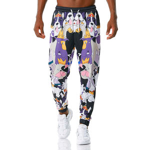 New Design Wholesale Sublimation Jogger Pants <b>Trousers</b> Long Track <b>Men's</b> Hip Hop Fleece Joggers Solid Sweatpants - Product Image 2