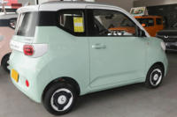 Boutique Officielle Auto Wuling Hong Guang Mini EV Macaron Nouvelle Voiture Électrique Berline Trois Portes 4 Places Vitesse Maximale 100 km/h Conduite à Droite