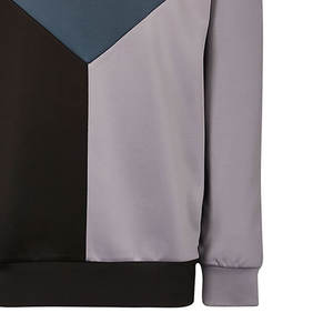 Sudadera con panel personalizado para hombre, a rayas de algodón 100% Sudadera con capucha de alta calidad, ropa para hombre - Product Image 6