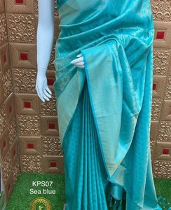 เสื้อสเวตเตอร์ผ้าไหมส่าหรี + เสื้อสำหรับผู้หญิงผ้าทอลายบอลลีวูด - Product Image 2