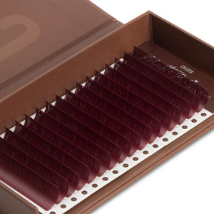 Charmlash Plateaux de cils marron clair, emballage marron, cils marron OEM ODM, marron mat, marque privée - Product Image 1