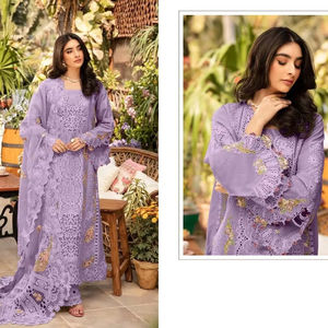 <b>Indian</b> Embroidery Suit for Women <b>Kurta</b> Pakistani Salwar Kameez Woman Dress <b>Indian</b> Dress <b>Indian</b> Pure Soft Cotton Salwar Kameez - Product Image 1