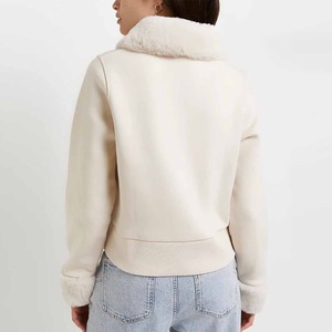 เสื้อสเวตเชิ้ตสำหรับผู้หญิงแบบสั่งตัดซิปครึ่งแขนยาวผ้านุ่มสบายเสื้อกันหนาวสำหรับผู้หญิงราคาถูก2026 - Product Image 3