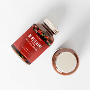 OEM/ODM Venta caliente berberina cápsulas 1000mg berberina HCl cápsulas berberina clorhidrato suplementos cápsula para compradores a granel - Product Image 3