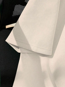 Camiseta en relieve de algodón 100% para mujer de tendencia totalmente personalizable con ajuste holgado de hombro caído de elección propia - Product Image 5