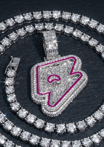 Colgante de Lujo VVS Moissanite con Diamantes Corte Baguette Brillantes, Estilo Hip Hop, Plata de Ley 925, Colgante de Alta Gama - Product Image 5