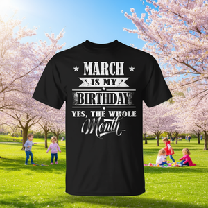 Abril es mi cumpleaños, sí, camiseta para niñas con la frase 'The Whole Month' - Product Image 3