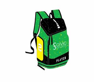 กระเป๋าเป้สะพายหลังเล่นกีฬาสำหรับผู้ชายมีซับในกันน้ำทำจากพีวีซีทนทานสำหรับการฝึกบาสเก็ตบอลกลางแจ้งและการปิดซิปสำหรับเดินป่า - Product Image 4